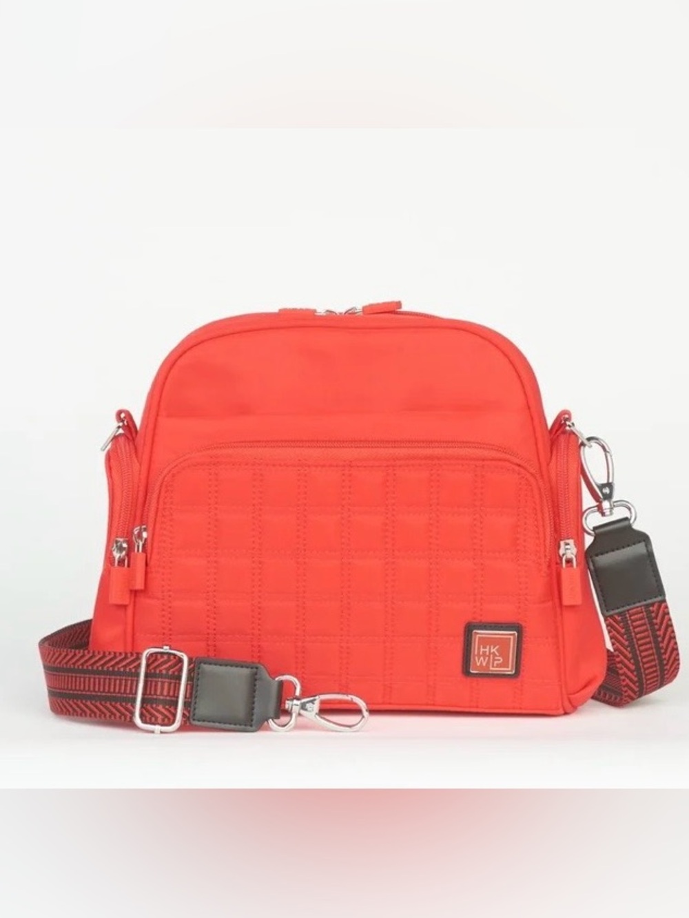 NWT On-The-Go Quilted Crossbody, Riviera Red